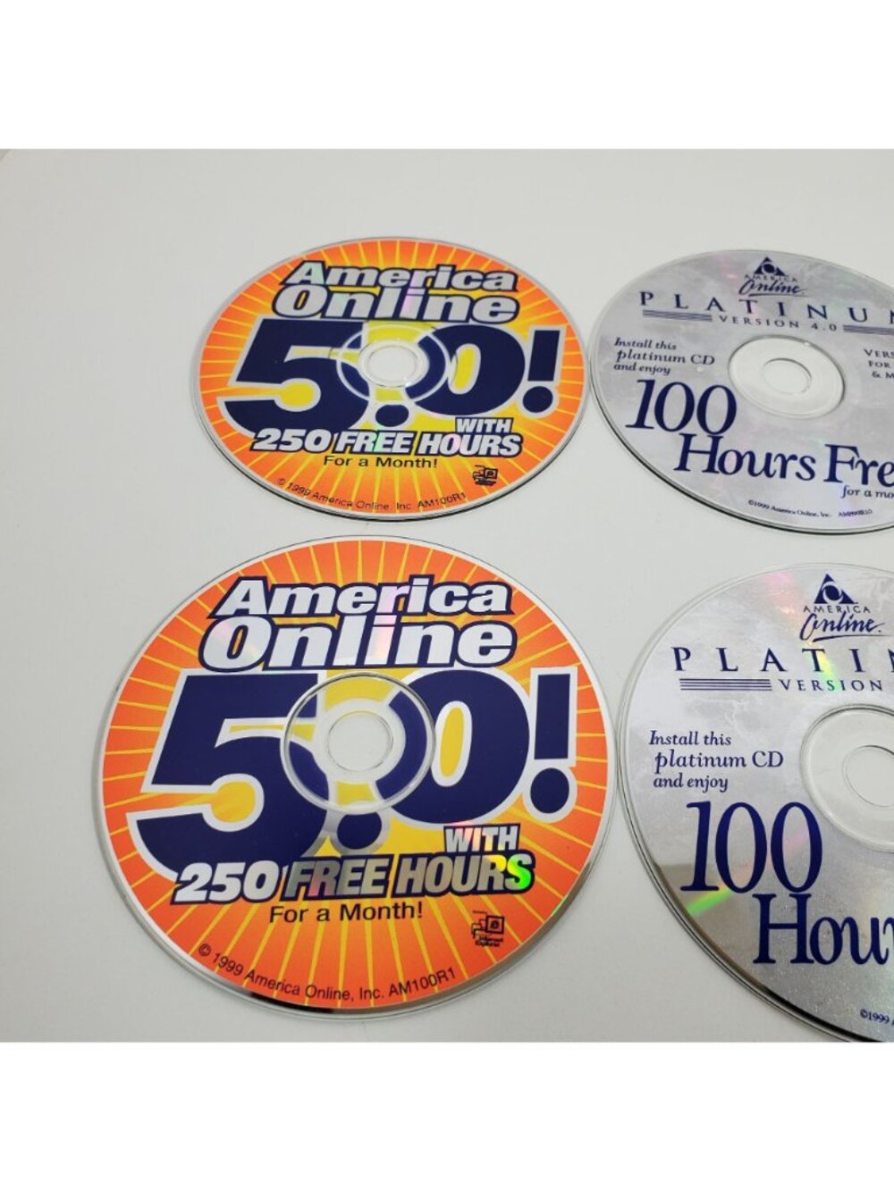AOL Internet Service Promotional CD Lot Version 4.0 And 5.0 Lot - Picture 2 of 9